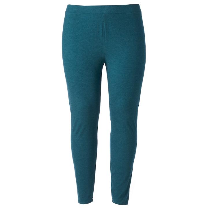 Plus Size Lc Lauren Conrad Knit Teal Leggings, Women's, Size: 2x Short, Green