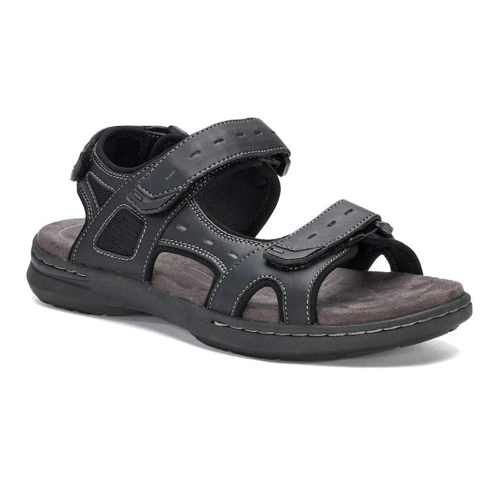 Croft & Barrow&reg; Major Men's Ortholite Sandals, Size: Medium (9), Black
