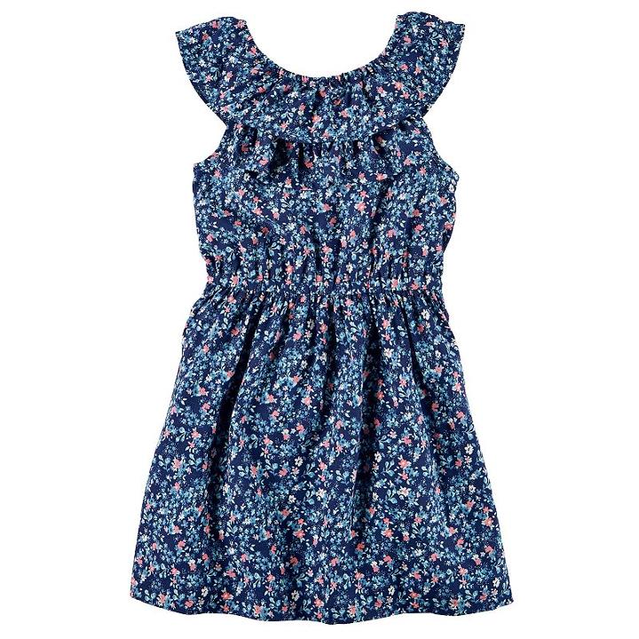 Girls 4-8 Carter's Floral Dress, Size: 5, Ovrfl Oth