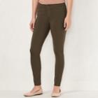 Women's Lc Lauren Conrad Skinny Ponte Pants, Size: Xxl, Green