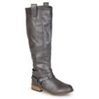 Journee Collection Walla Women's Knee-high Boots, Size: 8, Grey