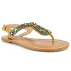 Dolce By Mojo Moxy Rosary Women's Thong Sandals, Size: Medium (11), Med Beige