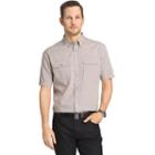 Men's Van Heusen Solid Classic-fit Poplin Button-down Shirt, Size: Small, Med Beige