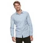 Men's Marc Anthony Slim-fit Pocket Button-down Shirt, Size: Medium, Med Blue
