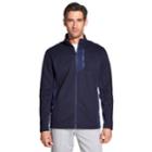 Men's Izod Sportflex Shaker Fleece Jacket, Size: Large, Dark Blue