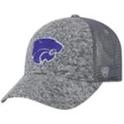 Adult Top Of The World Kansas State Wildcats Fragment Adjustable Cap, Men's, Med Grey