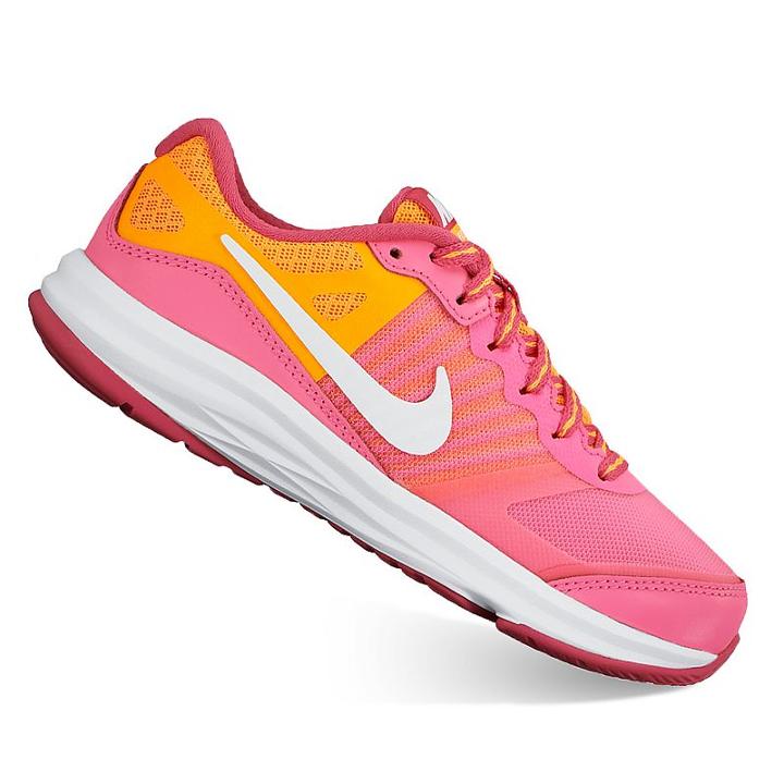Nike Dual Fusion X Pre-school Girls' Running Shoes, Girl's, Size: 5, Pink