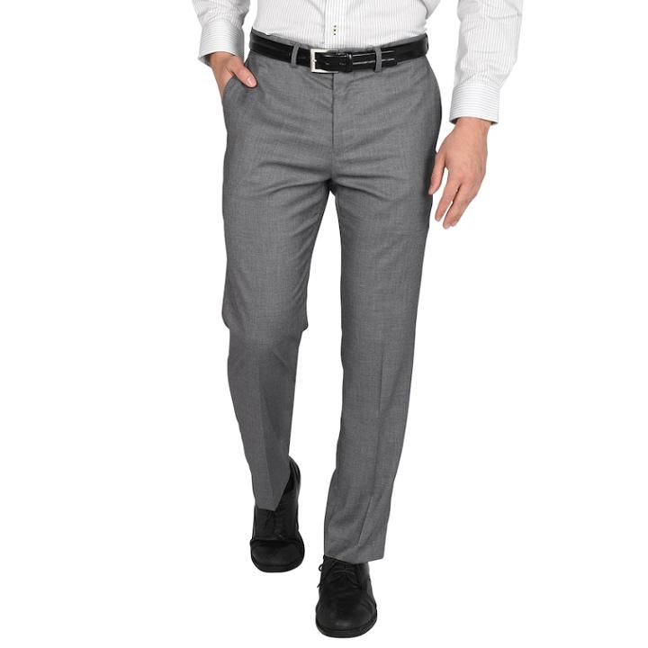Men's Dockers&reg; Slim-fit Stretch Flat-front Dress Pants, Size: 33x32, Light Grey
