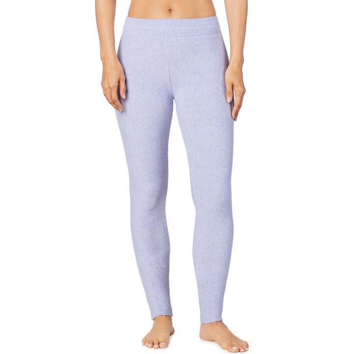 Women's Cuddl Duds Stretch Fleece Leggings, Size: Medium, Med Blue