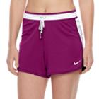 Women's Nike Training Swoosh Mesh Shorts, Size: Xs, Med Pink