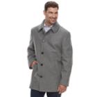 Men's Chaps Classic-fit Wool-blend Peacoat, Size: 48 Long, Light Grey