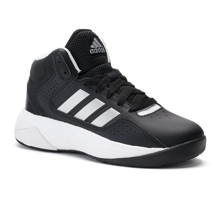 Adidas Cloudfoam Ilation Mid Kids' Basketball Shoes, Kids Unisex, Size: 3, Black
