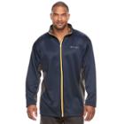 Big & Tall Champion Modern-fit Colorblock Fleece Jacket, Men's, Size: Xl Tall, Blue (navy)