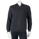 Men's Apt. 9&reg; Modern-fit Quilted Fleece Jacket, Size: Medium, Dark Grey