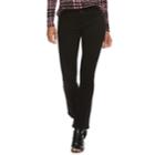 Petite Apt. 9&reg; Tummy Control Midrise Bootcut Jeans, Women's, Size: 8p - Short, Black