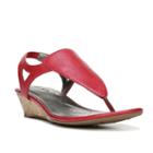 Lifestride Yakira Women's Wedge Sandals, Size: 7.5 Wide, Red