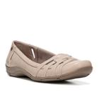 Lifestride Diverse Women's Flats, Size: 8.5 Wide, Beig/green (beig/khaki)
