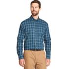 Men's Arrow Heritage Classic-fit Plaid Twill Button-down Shirt, Size: Xxl, Turquoise/blue (turq/aqua)
