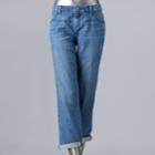 Women's Simply Vera Vera Wang High Rise Boyfriend Jeans, Size: 14, Turquoise/blue (turq/aqua)