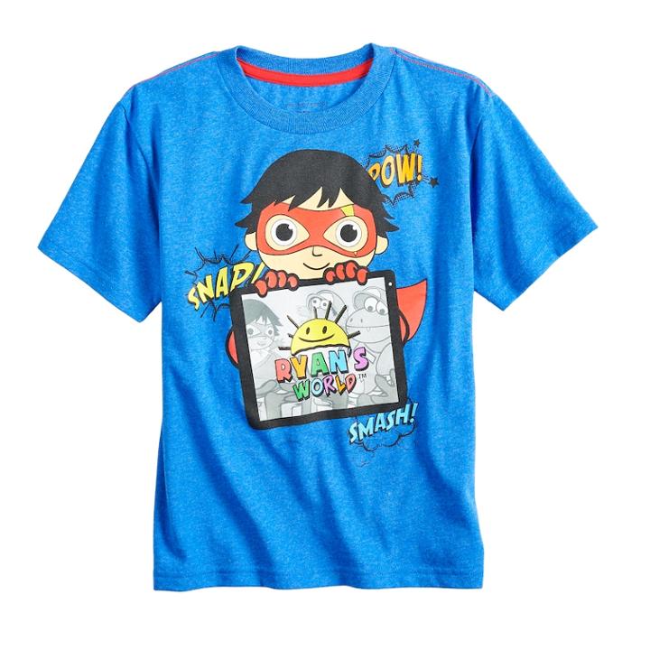 Boys 4-7 Ryan's World Graphic Tee, Size: M 5-6, Blue