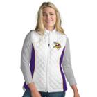 Women's Minnesota Vikings Tackle Me Quilted Vest, Size: Xxl, White