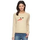 Women's Woolrich Graphic Sweater, Size: Large, Lt Beige