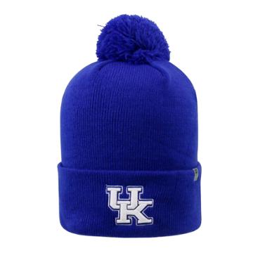 Youth Top Of The World Kentucky Wildcats Pom Beanie, Adult Unisex, Med Blue