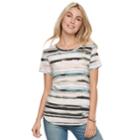 Women's Sonoma Goods For Life&trade; Essential Crewneck Tee, Size: Medium, Blue
