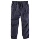 Boys 4-7x Oshkosh B'gosh&reg; Poplin Jogger Pants, Size: 6, Blue