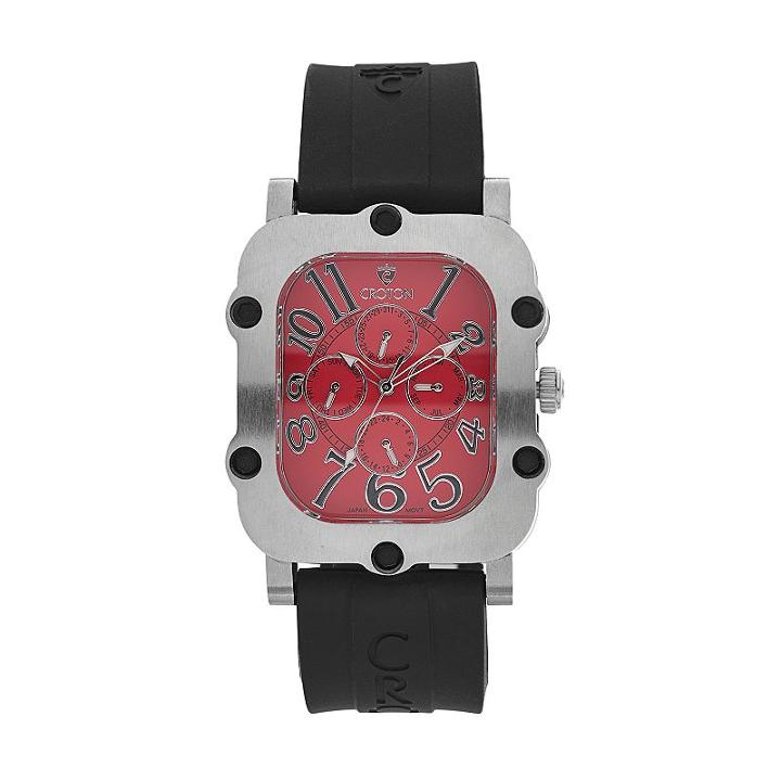 Croton Men's Industrial Watch, Black
