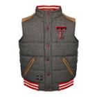 Men's Franchise Club Texas Tech Red Raiders Legacy Reversible Vest, Size: Medium, Grey