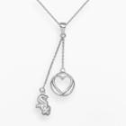 Logoart Chicago White Sox Beloved Sterling Silver Linear Pendant, Women's, Size: 18, Grey