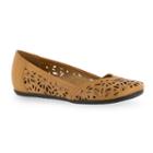 Easy Street Charlize Women's Hidden Wedge Flats, Size: Medium (8.5), Lt Brown