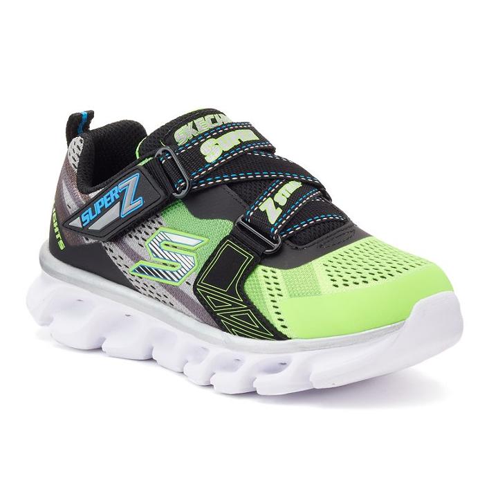 Skechers S Lights Hypno-flash Boys' Light-up Shoes, Boy's, Size: 11, Light Pink