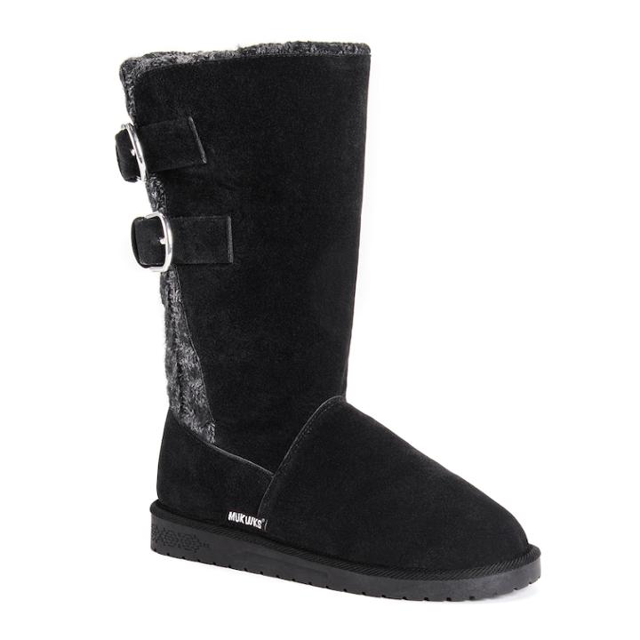 Muk Luks Jean Women's Boots, Size: 9, Black
