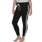 Plus Size So&reg; Side Stripe Yoga Leggings, Teens, Size: 1xl, Black