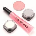 Lip Gloss, Blush & Eye Shadow Make-up Set - Girls (natural)