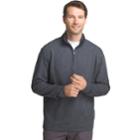 Men's Van Heusen Flex Stretch Ottoman Classic-fit Quarter-zip Pullover, Size: Small, Grey