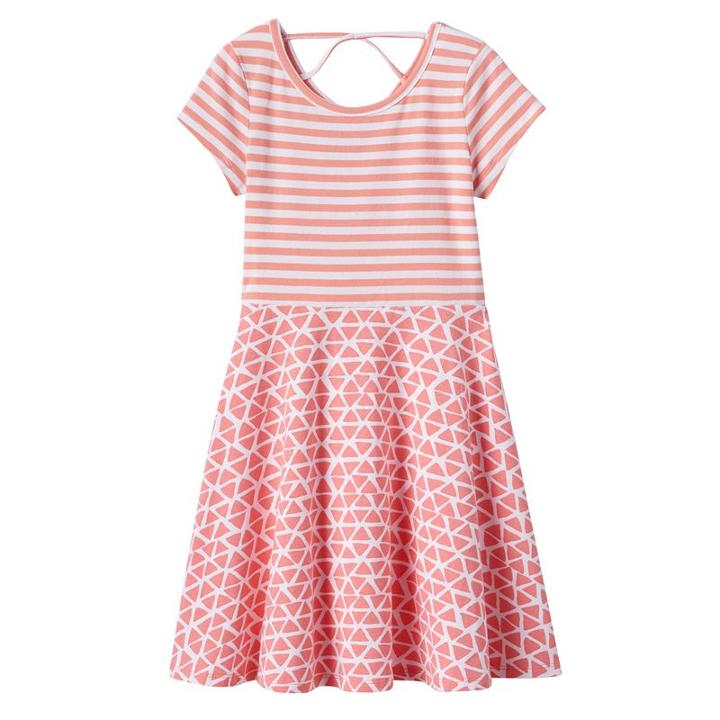 Girls 4-10 Jumping Beans&reg; Abstract Skater Dress, Girl's, Size: 5, White