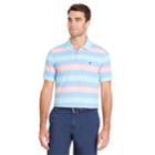 Men's Izod Sportflex Classic-fit Striped Stretch Performance Polo, Size: Xxl, Blue
