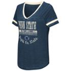 Women's Campus Heritage Penn State Nittany Lions Gunther Jersey Tee, Size: Large, Dark Blue