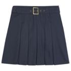Girls 4-20 & Plus Size French Toast School Uniform Belt Pleated Skort, Girl's, Size: 18, Blue (navy)