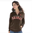 Women's Cleveland Browns Audible Hoodie, Size: Small, Brown