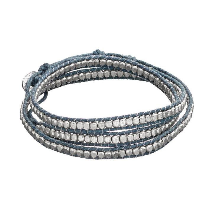 Mudd® Blue Braided Wrap Bracelet, Women's