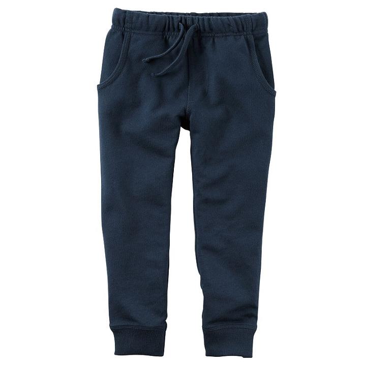Boys 4-8 Carter's Pull-on French Terry Jogger Pants, Size: 7, Blue