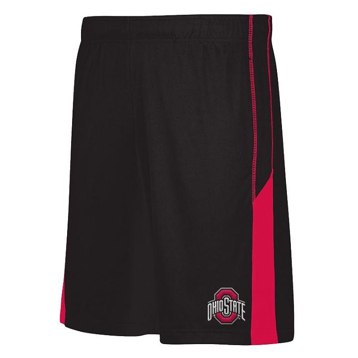 Men's Ohio State Buckeyes Distance Shorts, Size: Medium, Black