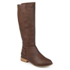 Journee Collection Marcel Women's Riding Boots, Size: Medium (8), Red/coppr (rust/coppr)