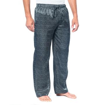 Big & Tall Residence Razzle Dazzle Satin Easy-care Lounge Pants, Men's, Size: Xxl Tall, Grey