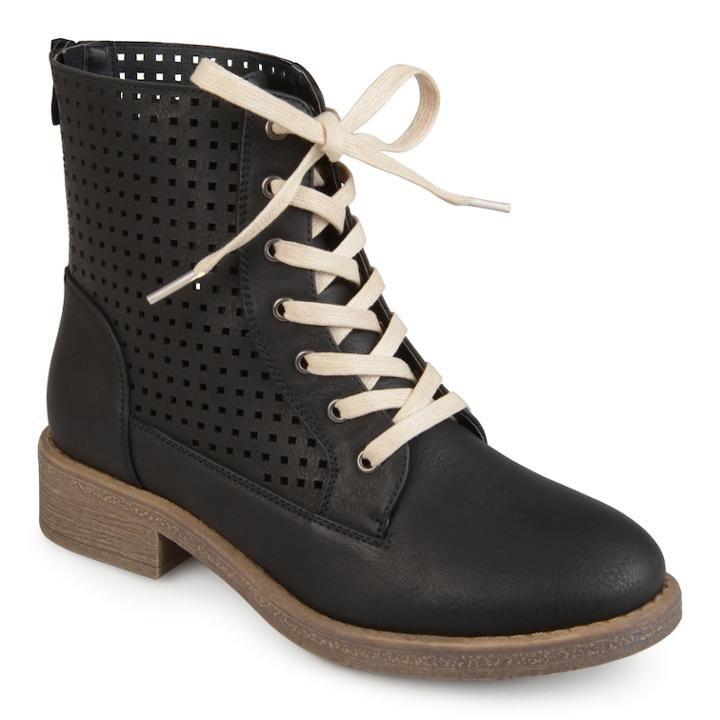 Journee Collection Essex Women's Ankle Boots, Size: Medium (6), Black