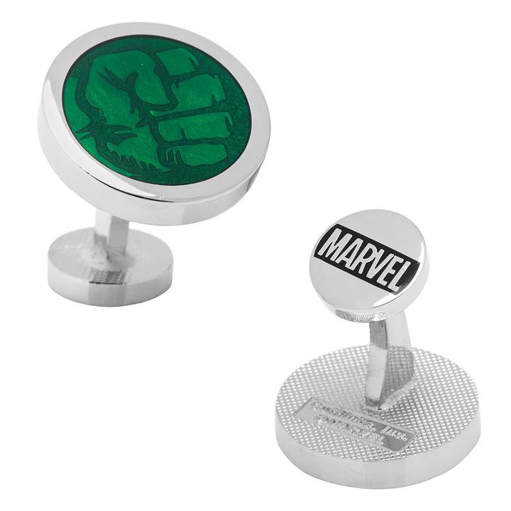 Marvel Incredible Hulk Fist Cuff Links, Men's, Green